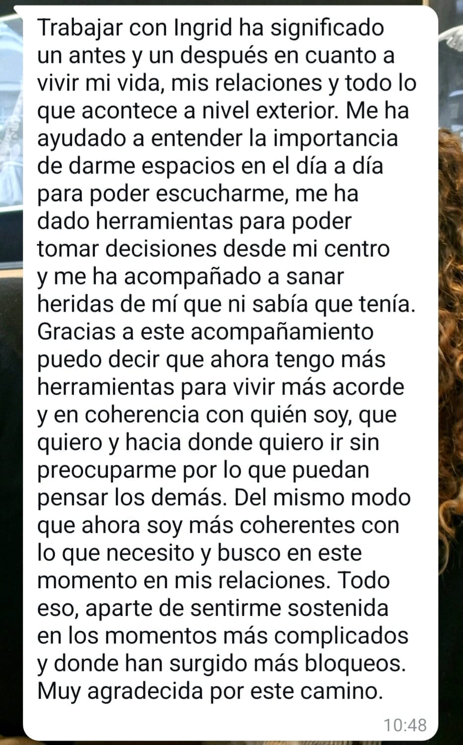 Testimonio de mujer transformada por I’M Alquimia y el método I’M®
